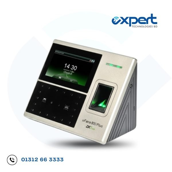 ZKTeco uFace800 Plus Multi-Biometric Face & Fingerprint Attendance Terminal