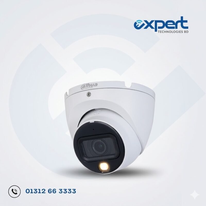 5MP HD Smart Dual Light Fixed-focal Eyeball Camera (Built-in Mic, IP67, 20m Night Vision)