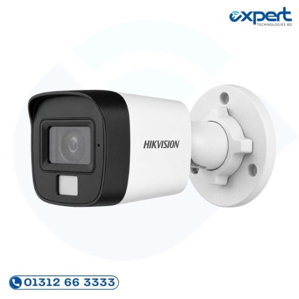 Hikvision DS-2CE16D0T-LPFS 2MP dual light audio fixed mini bullet camera with 25m IR and 20m white light
