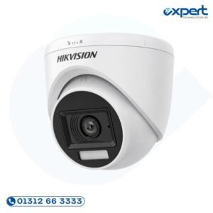 Hikvision DS-2CE76G0T-LPFS/S 3MP 2K dual light audio dome camera with 20m IR and white light illumination