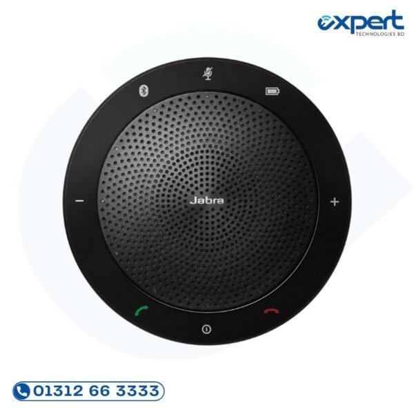 Jabra Speak 510 Portable Bluetooth Conference Speaker for Clear Online Meetings and Office Discussions