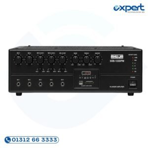 Ahuja SSB-120DPM 120W PA mixer amplifier with Bluetooth MP3 USB SD and 100V line speaker output