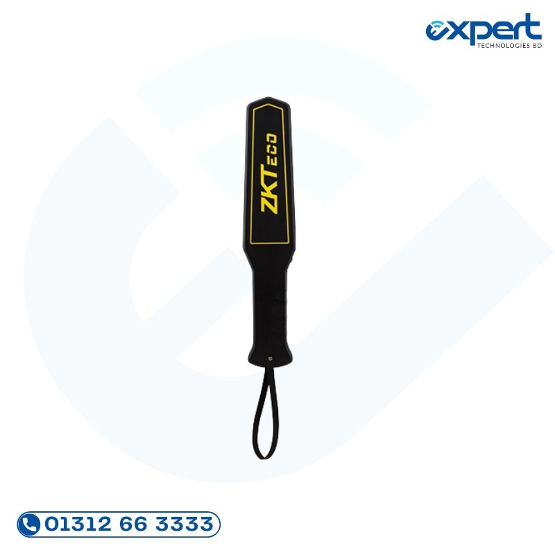 ZKTeco ZK-D180 hand held metal detector with rechargeable battery and sound vibration alarm for security screening