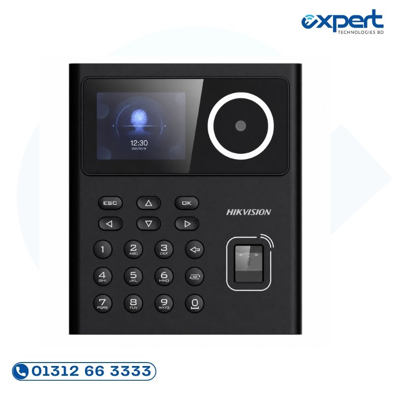 Hikvision DS-K1T320EFWX face recognition attendance and access terminal with fingerprint EM card and Wi-Fi support