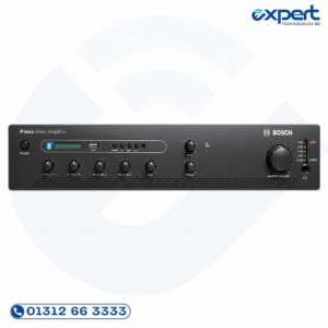 Bosch PLE-1ME120-3IN 120W mixer amplifier with Bluetooth USB 100V line and 4 ohm speaker output