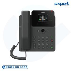Fanvil V61G Prime Business IP Phone with 2.4-inch Color Display, Dual Gigabit Ports, and Bluetooth support for Professional Office Use.
